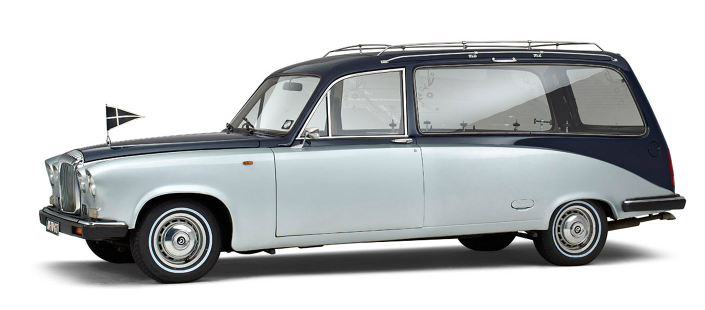 Daimler-two-tone-Glas-rouwauto