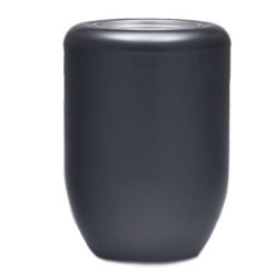 Zwarte basis kunstof urn