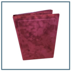 Condoleance map standaard bordeaux