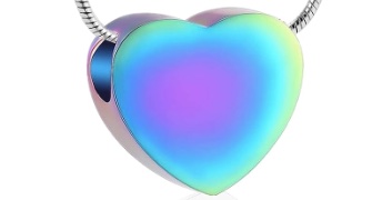 Hart as sierraad blauwe gloed geschikt voor Pandora armband