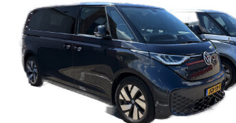 Vw ID Buzz blauw rouwauto (verhuur)